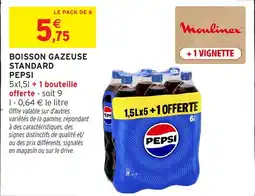 Intermarché Hyper PEPSI BOISSON GAZEUSE STANDARD offre