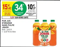 Intermarché Hyper Joker Pur jus offre