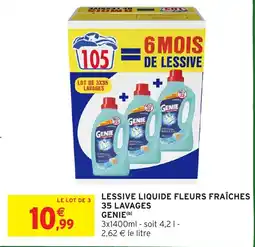 Intermarché Hyper GENIE Lessive liquide offre