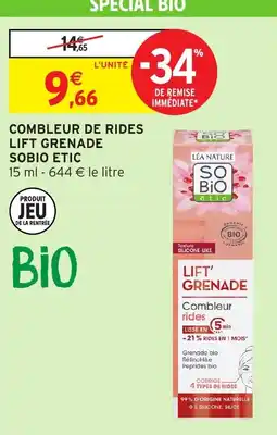 Intermarché Hyper SO BIO etic LIFT' GRENADE offre