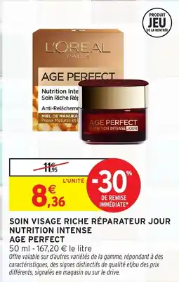 Intermarché Hyper L'ORÉAL PARIS AGE PERFECT offre