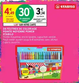 Intermarché Hyper STABILO Feutres de coloriage offre