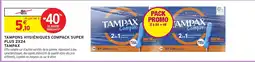 Intermarché Hyper TAMPAX Tampons hygiéniques compact super plus offre