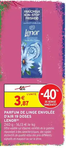 Intermarché Hyper Lenor Parfum de linge Envolée d'Air offre