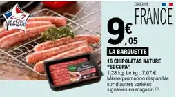 E.Leclerc Socopa Chipolatas Nature offre