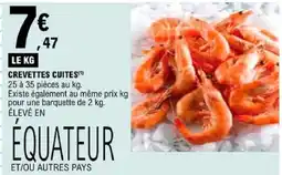 E.Leclerc Crevettes Cuites offre