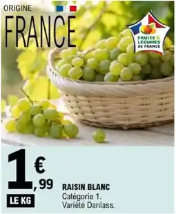 E.Leclerc Raisin blanc offre