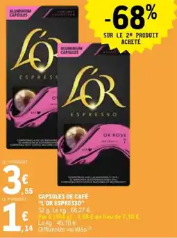 E.Leclerc L'OR ESPRESSO offre