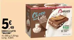 E.Leclerc Balconi Choco & Latte offre