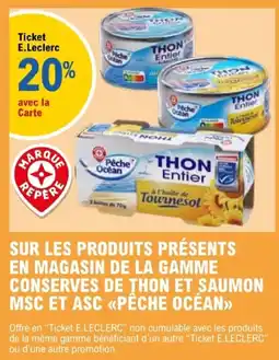 E.Leclerc Pêche Océan Thon Entier offre