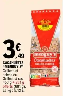 E.Leclerc menguy's Cacahuètes offre
