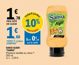 E.Leclerc Samia Sauce Alger offre