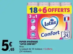 E.Leclerc LOTUS PAPIER HYGIÉNIQUE offre