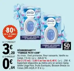 E.Leclerc Febreze Petit Coin offre