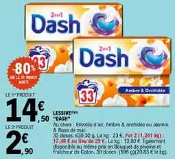 E.Leclerc Dash Lessive offre