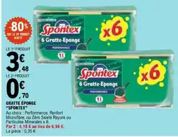E.Leclerc Spontex Gratte-Éponge offre