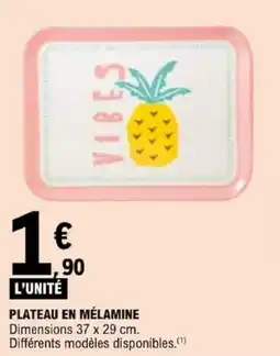 E.Leclerc PLATEAU EN MÉLAMINE offre