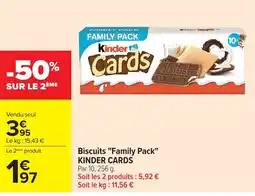 Carrefour Market Kinder Cards offre