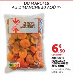 Hyper U PRIX MINI ABRICOTS MOELLEUX DÉNOYAUTES offre