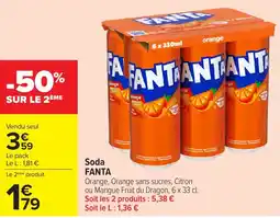 Carrefour Market FANTA Soda offre