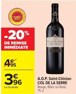 Carrefour Market COL DE LA SERRE offre