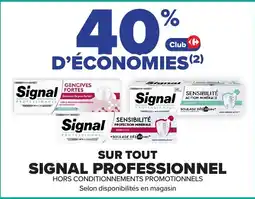 Carrefour Market Signal Professionnel offre