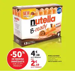 Super U Nutella B-ready offre