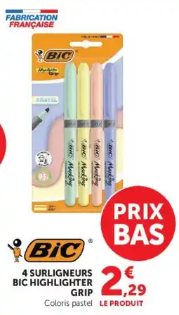 Hyper U BIC SURLIGNEURS offre