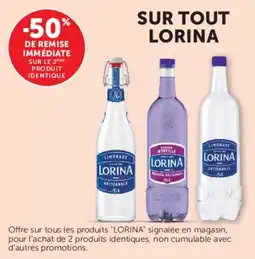 Hyper U Lorina limonade offre