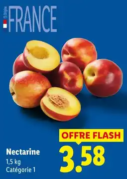 Lidl Nectarine offre