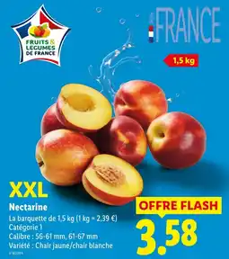 Lidl Fruits & Legumes de France Nectarine offre