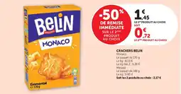 Super U Belin Crackers Monaco offre