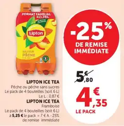 Super U Lipton Ice Tea offre