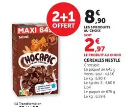 Hyper U Nestle Chocapic offre