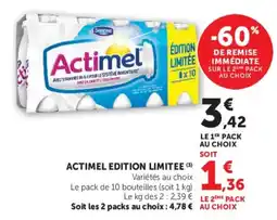 Super U Actimel offre