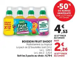 Super U Fruit Shoot offre