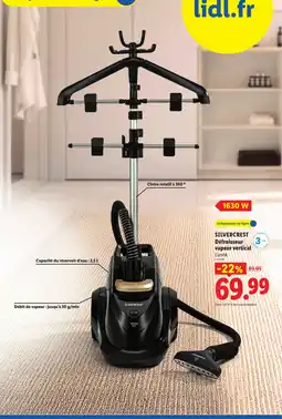 Lidl SILVERCREST Défroisseur vapeur vertical offre