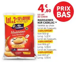 Hyper U Ker Cadelac Madeleines offre