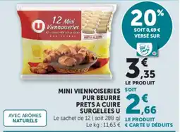 Hyper U U Mini Viennoiseries offre