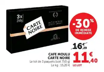 CARTE NOIRE CAFE MOULU