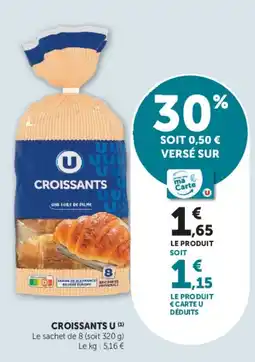 Super U U Croissants offre