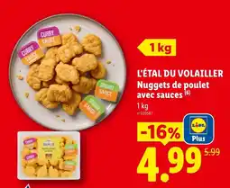 Lidl L'ÉTAL DU VOLAILLER Nuggets de poulet offre