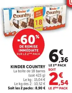 Hyper U Kinder Country offre