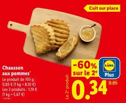 Lidl LIDL Chausson aux pommes offre