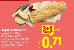 Lidl Baguette croustillle offre