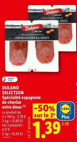Lidl Dulano Selection offre