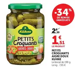 Hyper U Kühne PETITS Croquants offre
