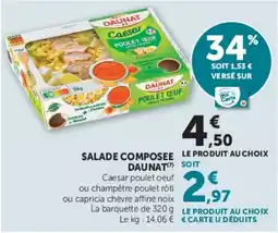 Hyper U DAUNAT SALADE COMPOSEE offre