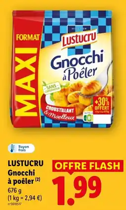 Lidl LUSTUCRU Gnocchi à poêler offre