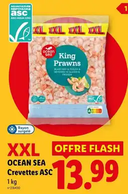 Lidl OCEAN SEA King Prawns offre